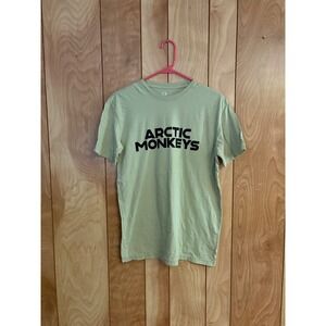 Arctic Monkeys 2023 North American Tour T-Shirt Sage Green Mens Medium Concert